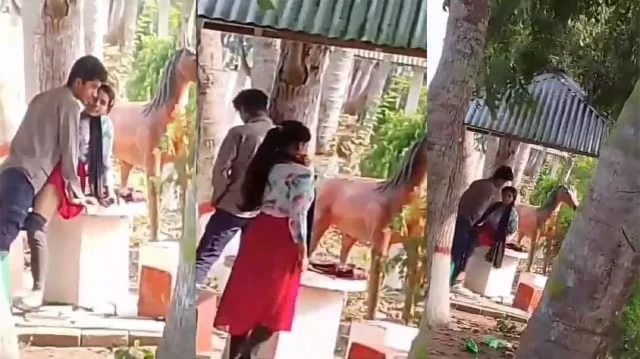 Desi Tamil College Lovers Fucking Hard In Park