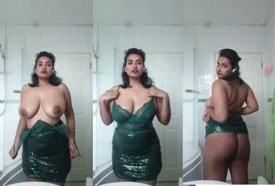 Desi wife sex Amil is a naked woman who strips to reveal her enormous breasts and ass.