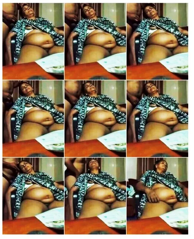 Granny Sleeping With Open Nighty Horny Guy Masturbating Suddenly She Woke Up