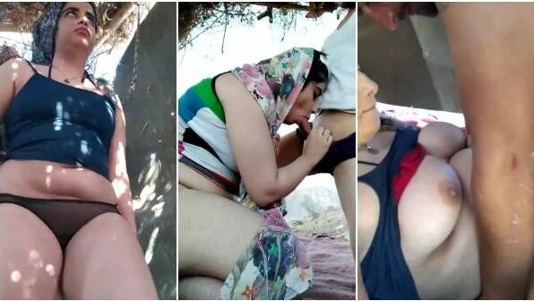 Arab Daughter's Outdoor Desi Xxx Frolic