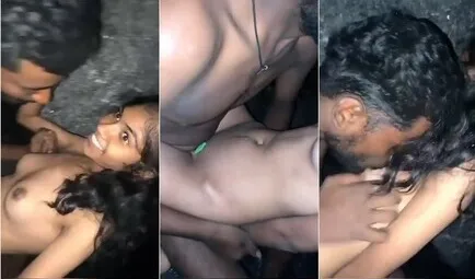 Cute Shy Girl Outdoor Fucking With Friend