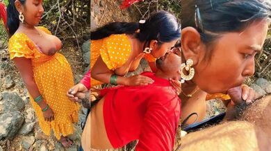 Tamil Bhabhi Giving Blowjob - Her Lover In The Forest Video - fsiblog5.biz